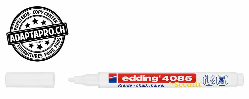 Edding - ED-004449-049 - Marqueur craie liquide - EDDING 4085 - 049 - blanc