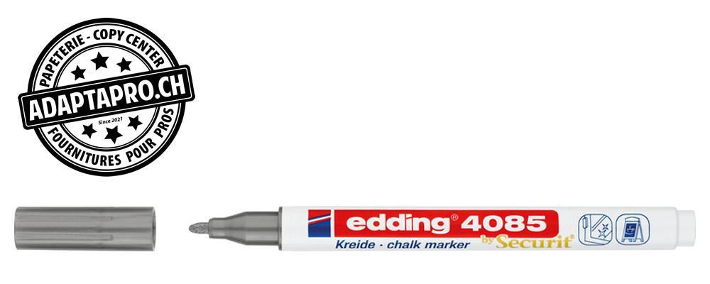 Edding - ED-004449-054 - Marqueur craie liquide - EDDING 4085 - 054 - silver