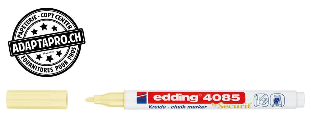 Edding - ED-004449-135 - Marqueur craie liquide - EDDING 4085 - 135 - jaune pastel