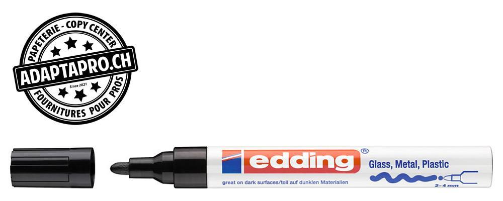 Edding - ED-002514-001 - Marqueur de peinture - EDDING 750 - CREA - 001 - noir
