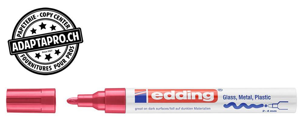 Edding - ED-002514-002 - Marqueur de peinture - EDDING 750 - CREA - 002 - rouge