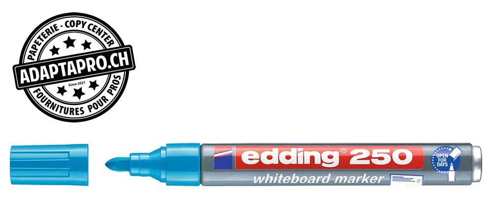 Edding - ED-000451-010 - Marqueur tableau blanc - EDDING 250 - 010 - bleu clair