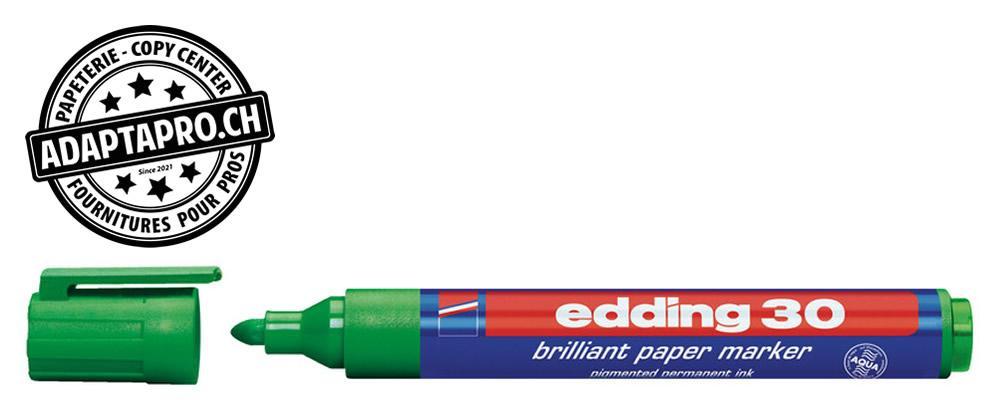 Edding - ED-000550-004 - Marqueur permanent - EDDING 30 - 004 - vert