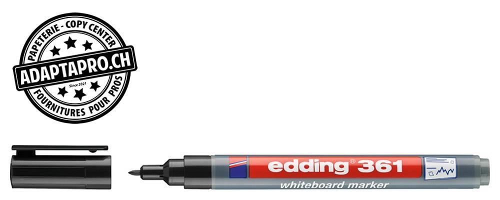 Edding - ED-000650-001 - Marqueur tableau blanc - EDDING 361 - 001 - noir