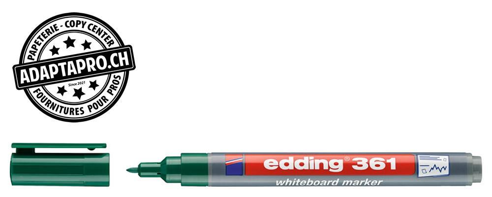 Edding - ED-000650-004 - Marqueur tableau blanc - EDDING 361 - 004 - vert