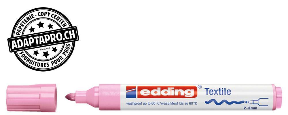 Edding - ED-000754-009 - Marqueur textile - EDDING 4500 - 009 - rose
