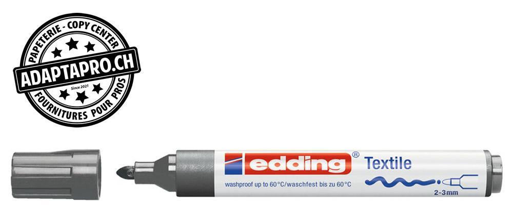 Edding - ED-000754-012 - Marqueur textile - EDDING 4500 - 012 - gris