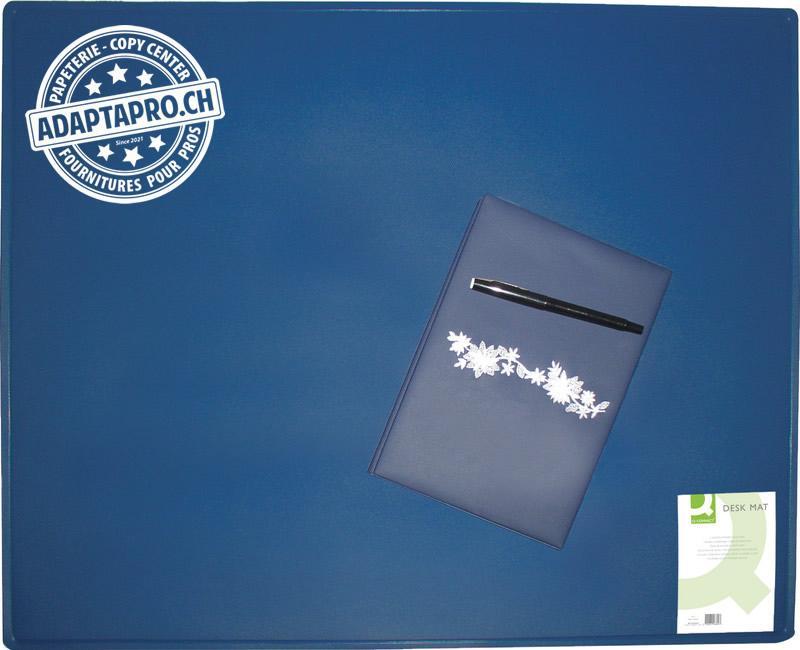 Q-Connect - KF26797 - Sous-main Q-CONNECT - antidérapant - 63x50cm - bleu