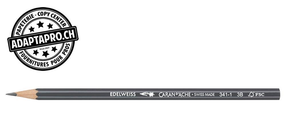 Caran d'Ache - CDA-341.271 - Crayon graphite CARAN D'ACHE 341 Edelweiss - 3B - gris