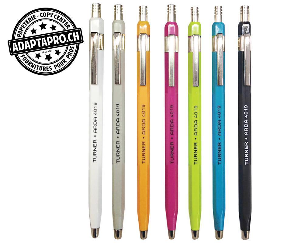 Arda - ARDA-4019COLESP - Portemine ARDA Turner 4019 - mines 2mm - couleurs assorties