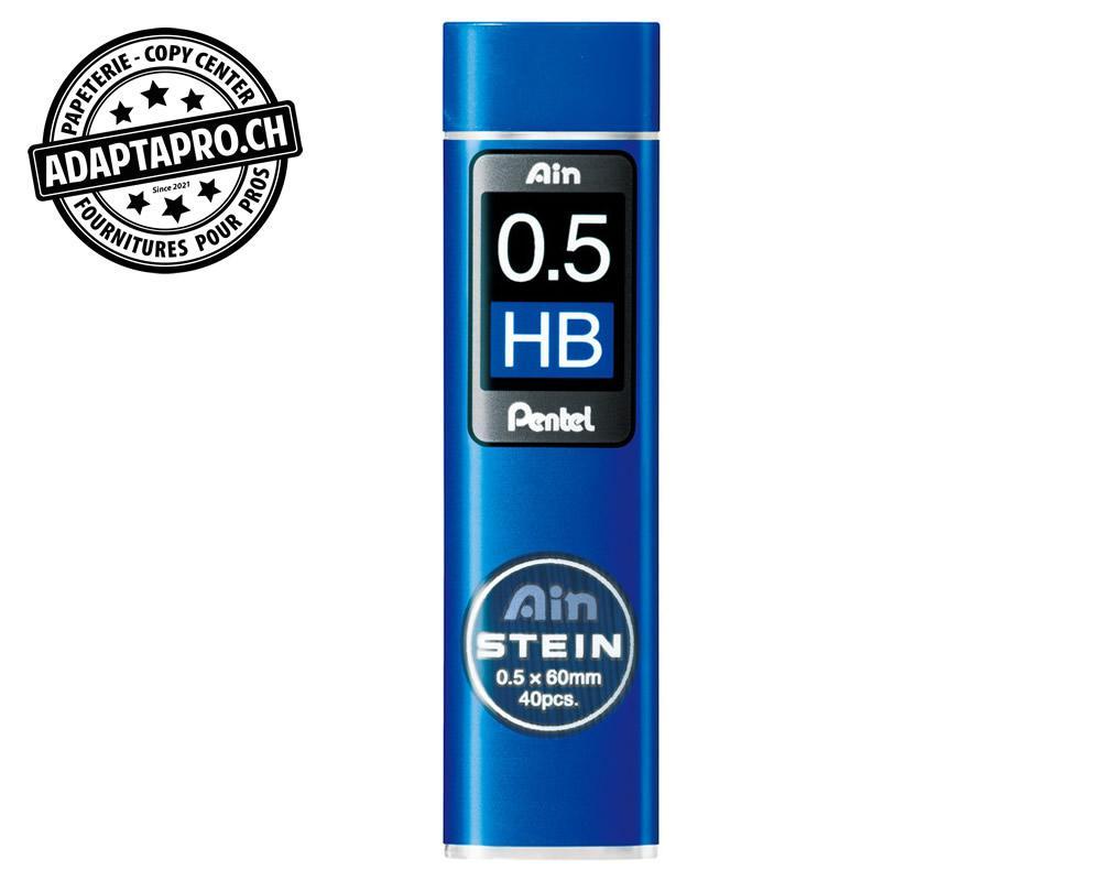 Pentel - PEN-C275-HBO - Mines graphite PENTEL AinStein - 0.5mm - HB - 40 pces