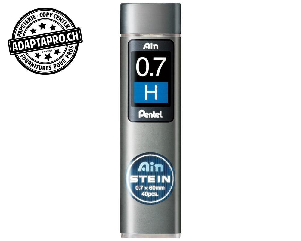 Pentel - PEN-C277-HO - Mines graphite PENTEL AinStein - 0.7mm - H - 40 pces