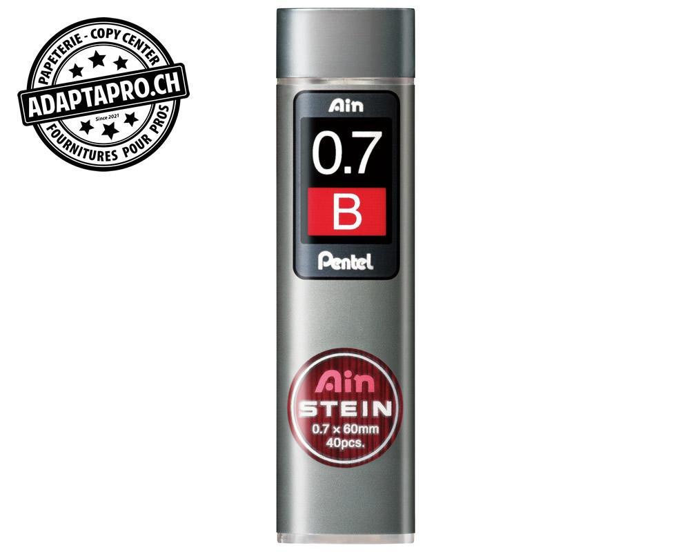 Pentel - PEN-C277-BO - Mines graphite PENTEL AinStein - 0.7mm - B - 40 pces