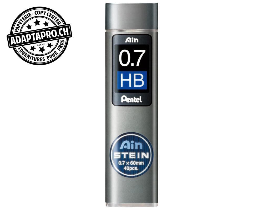 Pentel - PEN-C277-HBO - Mines graphite PENTEL AinStein - 0.7mm - HB - 40 pces