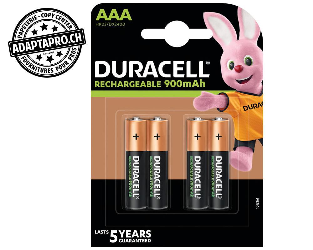Duracell - DCL-HR03/DX2400 - Piles rechargeables DURACELL - Micro AAA 1.2V - 4 pièces