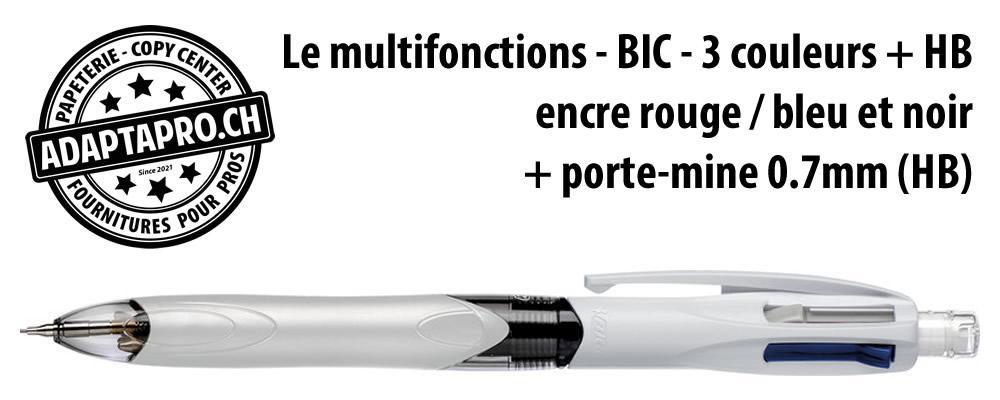 BIC - BIC-942104 - Stylo multifonctions BiC 4 Colours - 3+1 HB