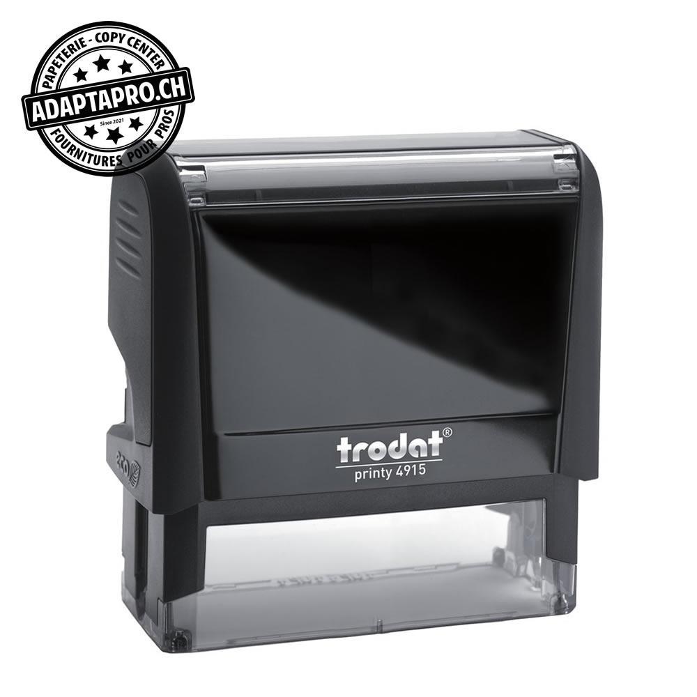 Trodat - TROD-4915C - Timbre complet - Trodat Printy 4915 - 70 x 25mm - encre à choix (noir / bleu / rouge / vert)