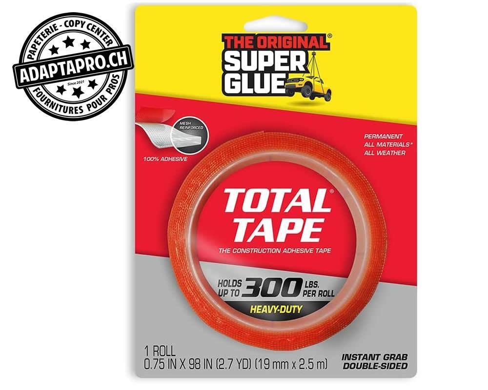 ZAP / Superglue - SG-11710506 - Ruban adhésif double face - SUPER GLUE - permanent - rouleau 19mm x 2.5m