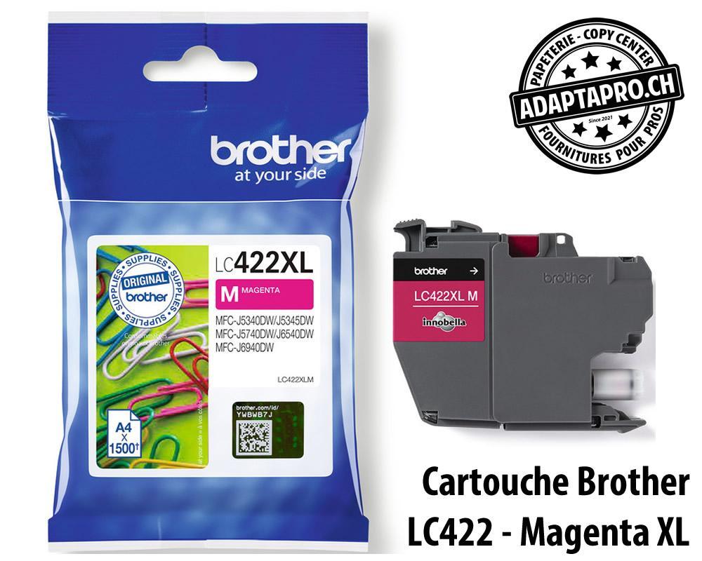 Brother - BRO-LC422XLM - Cartouches d'encre/têtes d'impression BROTHER - LC-422XLM - MAGENTA XL