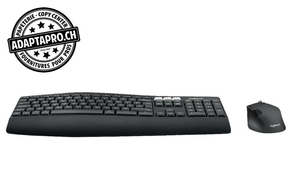 Logitech - LOGI-920-008223 - Clavier et Souris LOGITECH® Wireless Desktop MK850