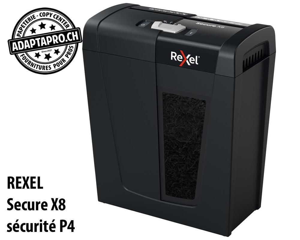 Rexel - REX-2020123EU - Destructeur de documents REXEL® Secure X8 - sécurité P4