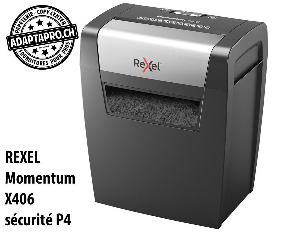 Rexel - REX-2104569EU - Destructeur de documents REXEL® Momentum X406 - sécurité P4