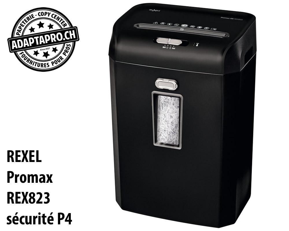 Rexel - REX-2104583CH - Destructeur de documents REXEL® Promax REX823 - sécurité P4