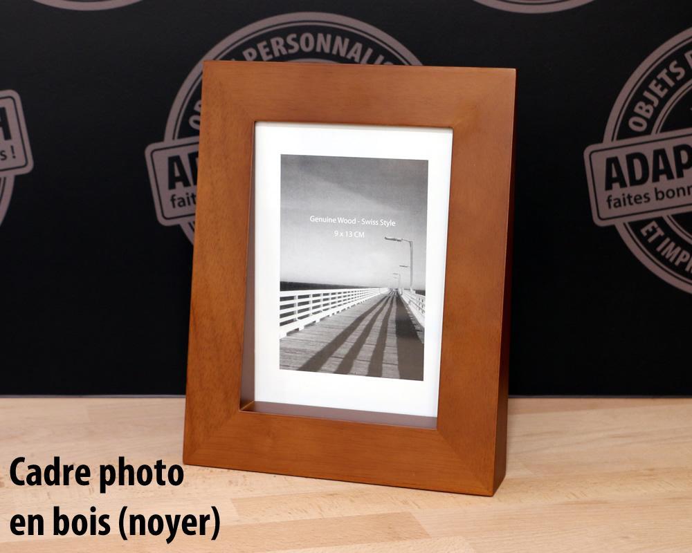 AdaptaPro - ZIM-9991 - Cadre photo en Bois - Premium - NOYER - modèle 9991 - 13x18cm
