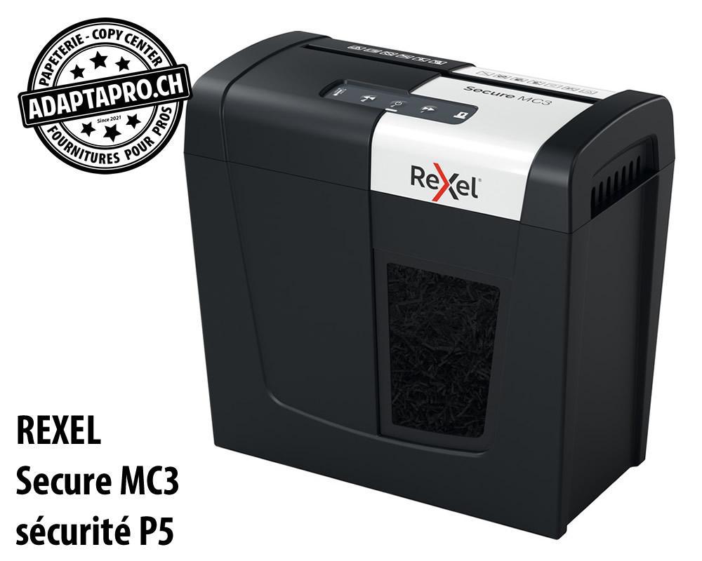 Rexel - REX-2020128EU - Destructeur de documents REXEL® Secure MC3 - sécurité P5