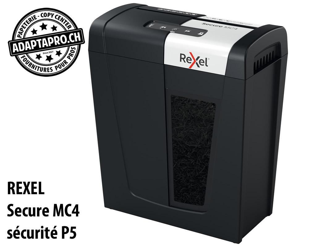 Rexel - REX-2020129EU - Destructeur de documents REXEL® Secure MC4 - sécurité P5