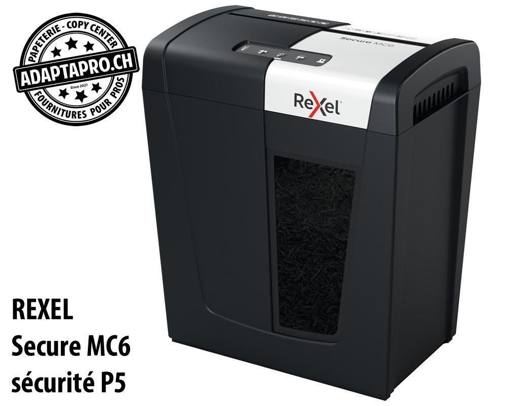 Rexel - REX-2020130EU - Destructeur de documents REXEL® Secure MC6 - sécurité P5