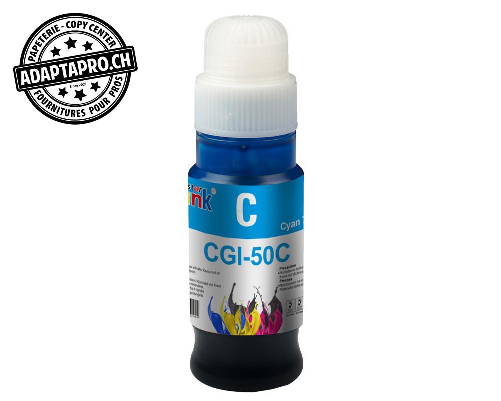 StarInk - SI-BTL-GI-50C - Bouteille d'encre Compatible Canon GI-50 C - 70ml - Cyan