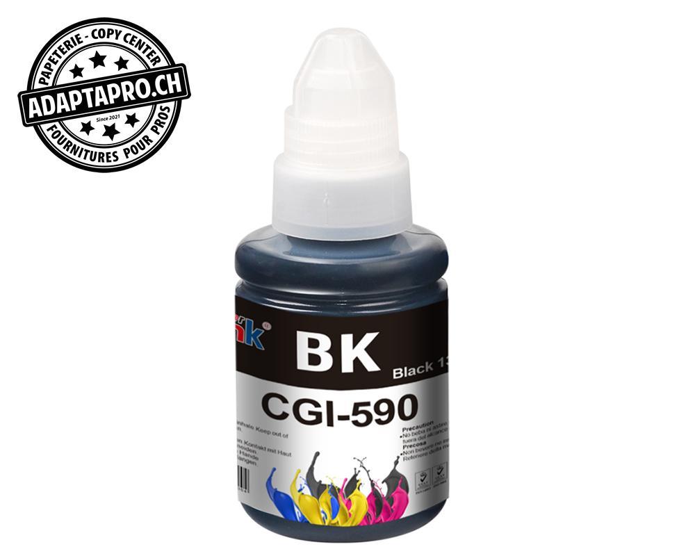 StarInk - SI-BTL-GI-590BK - Bouteille d'encre Compatible Canon GI-590 BK - 140ml - Noir