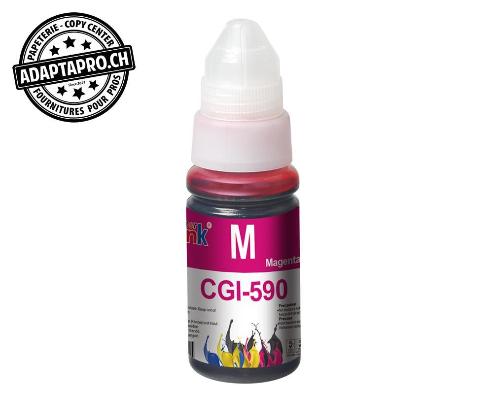 StarInk - SI-BTL-GI-590M - Bouteille d'encre Compatible Canon GI-590 M - 70ml - Magenta