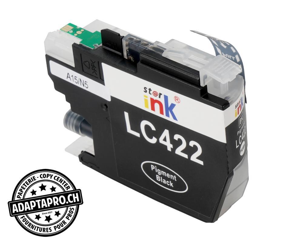 StarInk - SI-LC422-BK - Cartouche d'encre compatible - Brother LC-422 BK - Noir (20ml / 650 feuilles)