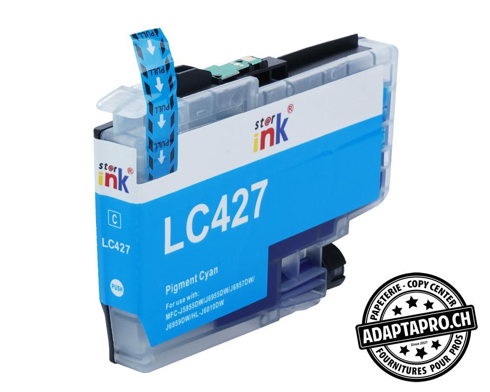 StarInk - SI-LC427-C - Cartouche d'encre compatible - Brother LC-427 C - Cyan (16ml / 1500 feuilles)