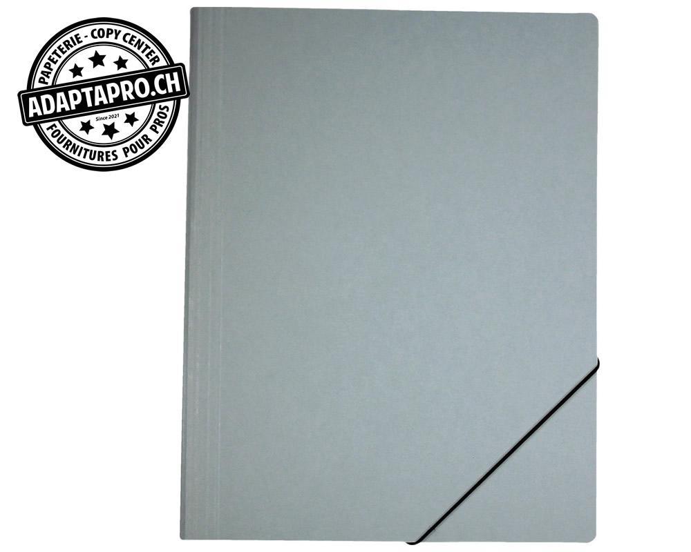 Erola - ERO-3228-GRAU - Dossier en presspan EROLA sans rabats - capacité 45mm - pour A4 - gris