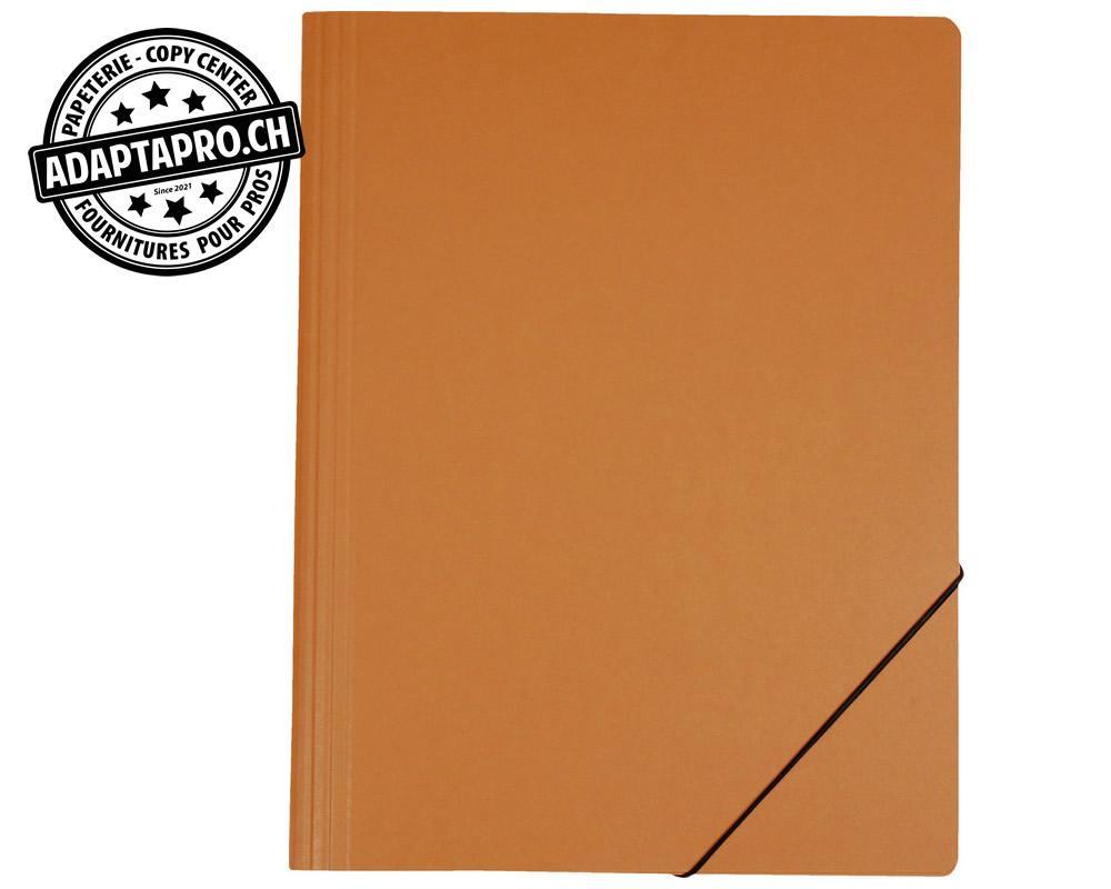 Erola - ERO-3228-BRAUN - Dossier en presspan EROLA sans rabats - capacité 45mm - pour A4 - brun