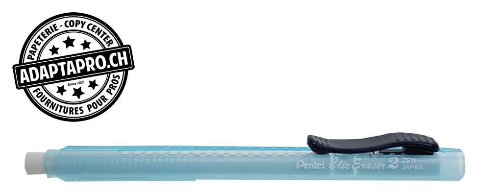 Pentel - PEN-ZE11T-C - Crayon-gomme PENTEL Clic Eraser - bleu