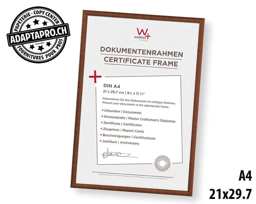 Walther - WAL-KV130J - Cadre interchangeable WALTHER New Lifestyle - 210x297mm - bronze
