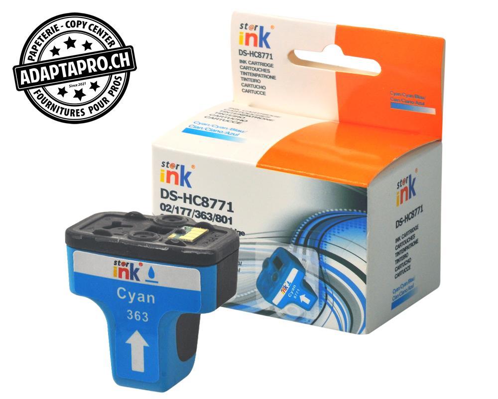 StarInk - SI-H363-C - Cartouche d'encre compatible - HP 363 C (HC8771) - Cyan