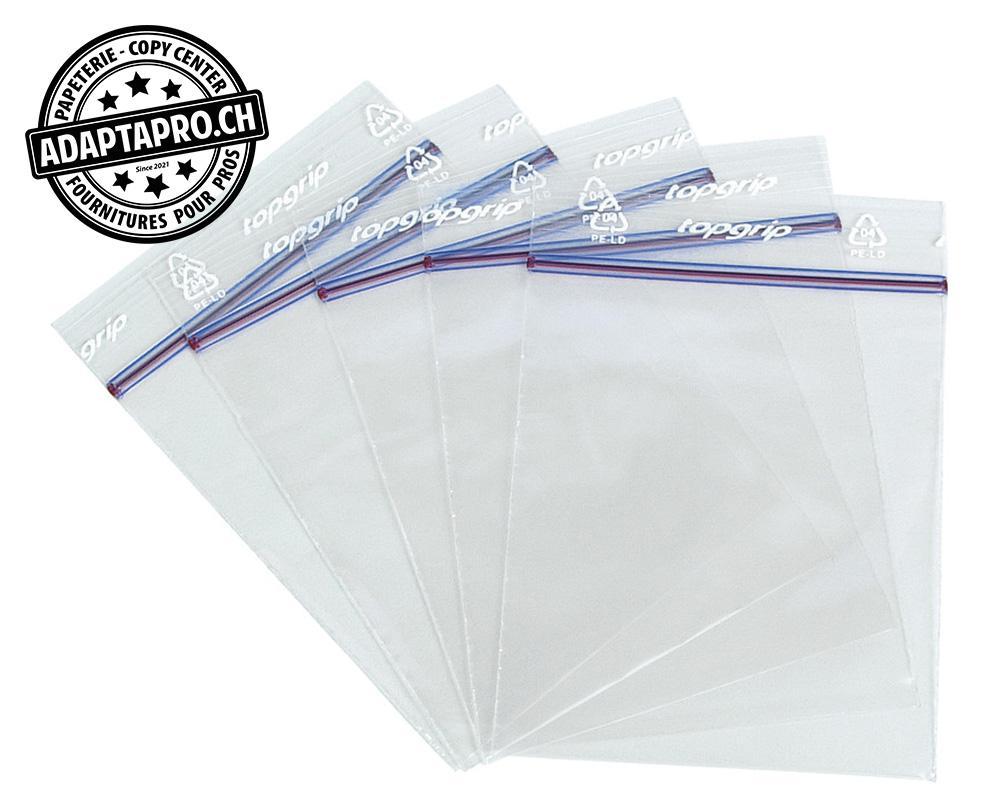 TopGrip - TGP-ANF029 - Sachets à fermeture rapide TOPGRIP - 200x250mm - 10 pièces