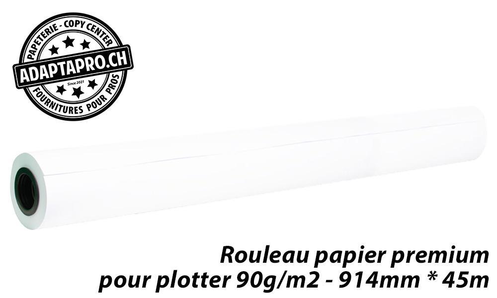 Q-Connect - KF17977 - Papier pour plotter Q-CONNECT - premium 90g/m2 - 914mm * 45m