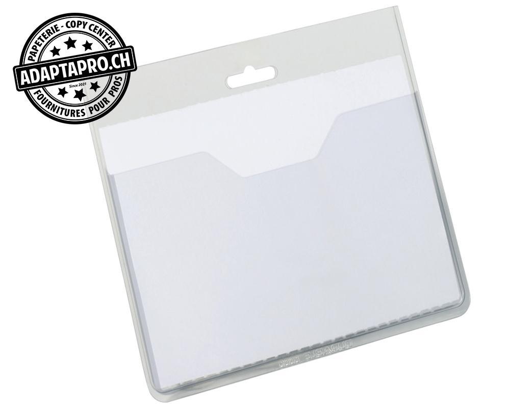 Durable - DUR-813619 - Etui à carte DURABLE - avec trou de suspension - 90x60mm - 1 pièce