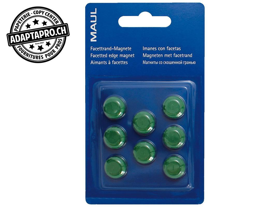Maul - MAUL-6175255 - Aimants MAUL pro - dia 15mm - verts - 8 pces