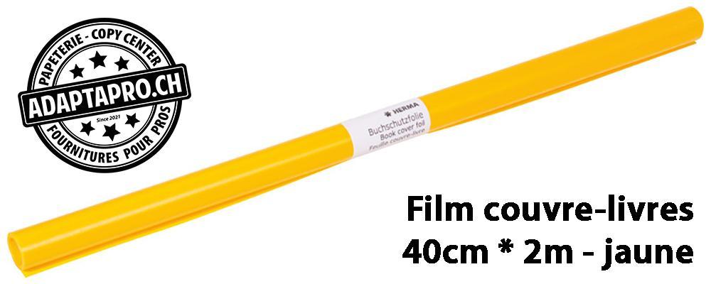 Herma - HRMA-7361 - Film couvre-livres HERMA - 40cm * 2m - jaune