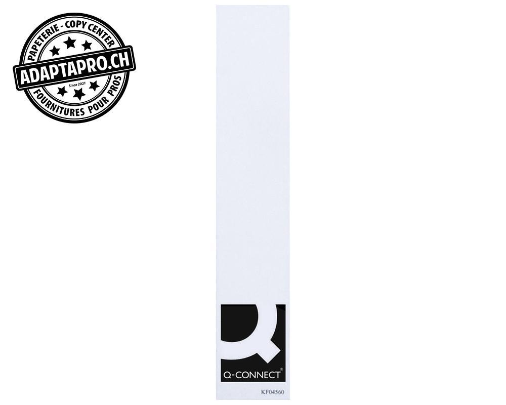 Q-Connect - KF04560 - Etiquettes dorsales Q-CONNECT - pour classeurs 4cm