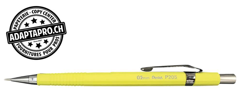 Pentel - PEN-P205-97G - Portemine PENTEL Sharp P200 - 0.5mm - jaune pastel
