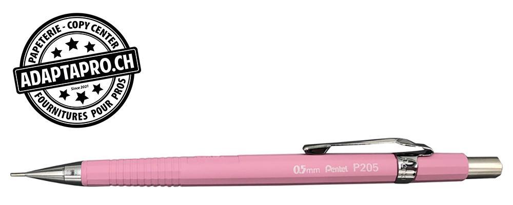 Pentel - PEN-P205-97P - Portemine PENTEL Sharp P200 - 0.5mm - rose pastel