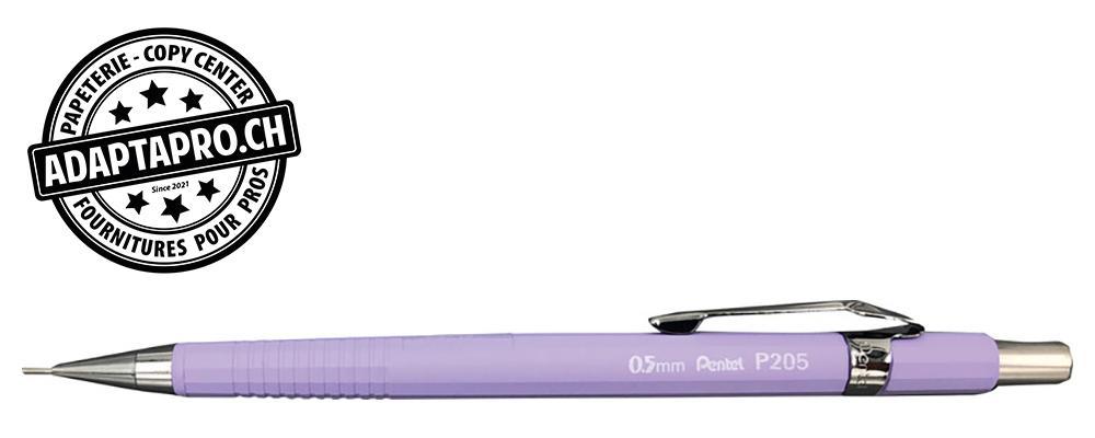 Pentel - PEN-P205-97V - Portemine PENTEL Sharp P200 - 0.5mm - violet pastel